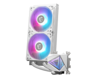 MSI MAG Core Liquid I240 White 2x120mm - 1280380 - zdjęcie 2